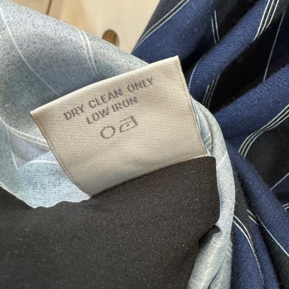 CARLISLE New York Striped Surplice Open Top Jacket Size 6 Lace Trim Detail - Picture 8 of 9